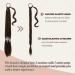 BARSDAR 66cm Long Braided Ponytail Extension - Pack of 2 Dark Brown/Auburn Synthetic Hair for Women | Soft Natural DIY Hair Extensions - Buy Online on GoSupps.com