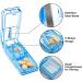 TIONTURE Pill Cutter 2 Pcs - Small & Large Pill Splitter for Tablets, Vitamins, Medicine - Professional Blue Pill Cutters - Precision Cutting Tool - Buy Online on GoSupps.com