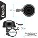 Sportout 2 Pack Bike Bell Set - Loud and Clear Bicycle Bell for Road, Mountain, City, Sports, Cruiser, and BMX Bikes (2.25cm Diameter, Black) - Buy Online on GoSupps.com