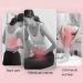 Portable Wireless Heating Pad - 3 Speed Adjustable Cramp Relief Belt for Women - Comfortable Heat Therapy (White) - Buy Online on GoSupps.com