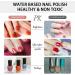 Grey Nail Varnish Peel off Nail Polish Quick Dry Nail Polish Water Based No Odor & Non Toxic Nail Paint No Need Cure Nail Lacquer DIY Nail Art Manicure No Need Baking B114 - Buy Online on GoSupps.com