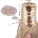Sofeiyan 13 Long Curly Ponytail Extension | Natural-Looking Synthetic Hairpiece | Brown & Blonde Claw Clip-In for Women - Buy Online on GoSupps.com