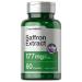 Saffron Extract Capsules | 177 mg 60 Count | Non-GMO, Gluten Free Supplement | by Horbaach