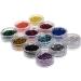 12 Color Acrylic Nail Art sequins six angle - Buy Online on GoSupps.com