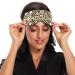 Leopard Print Sleep Mask | Soft & Comfortable Eye Mask for Men and Women | Adjustable Blindfold for Travel and Sleeping - Buy Online on GoSupps.com