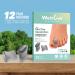 Welnove 12-Pack Gel Toe Spreaders & Spacers for Overlapping Toes - Unisex Transparent Black - Buy Online on GoSupps.com