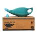 HealthGoodsIn - Porcelain Ceramic Neti Pot for Nasal Cleansing Turquoise | Neti Pot with 5 Sachets of Neti Salt + Instructions Leaflet | Natural Treatment for Sinus Infection and Congestion