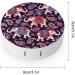 Buy Indian Elefpants & Paisleys Round Contact Lens Case | Portable Cute Storage Box with Mirror Shop Internationally - Buy Online on GoSupps.com