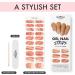 MOYOU LONDON Gel Nail Strips Set: Semi-Cured Wraps for Salon-Quality Manicure | 20 Pc with Free UV Lamp Offer | Easy Apply & Remove - Buy Online on GoSupps.com
