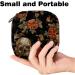 Stylish Storage Bags for Women - Embroidery Skulls & Roses | Portable Menstrual Cup & Bandage Holders - Buy Online on GoSupps.com