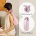 LilySilk 100% Silk Hat & Scrunchies 2-in-1 | Adjustable Pink Silk Hair Ties for Long Hair - Perfect for Sleeping - International Shipping - Buy Online on GoSupps.com