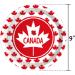 Red Maple Leaf Chinese Restaurant Paper Plate Family Theme Party Set Paper Cup Paper Tissue Paper Plate Knife Fork and Spoon Supplies 9 inch disc 24 - Buy Online on GoSupps.com