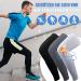LoppDence 3 Pair Compression Leg Cuffs - UV Protection for Cycling & Basketball | Unisex Black White Gray - Buy Online on GoSupps.com