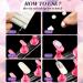 6 Sets Magnetic Nail Tip Display Holder - Acrylic Nail Display Stand for DIY Manicure & Salon | 6 Colors Available - Buy Online on GoSupps.com