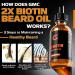 2X Biotin Beard Growth Oil for Men - Organic Argan & Jojoba Leave-In Conditioner Softener and Moisturizer for Mustache & Facial Hair Growth - 2fl.Oz - Buy Online on GoSupps.com