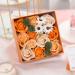 Rose Bath Soap - Rose Flower Floral Scented Rose Soap Petals in Flower Box transparent window soap flower for Women Plant Essential Oil Flower Soap Set for Birthday Valentine s Christmas (Orange)