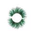 VNIHTT 20mm 3D Mink Colored Eyelashes - Green Dramatic Look for Cosplay, Stage, Halloween - Soft & Fluffy Fake Lashes - 1 Pair - Buy Online on GoSupps.com