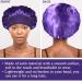 Satin Silk Bonnet Set for Sleeping - 4 Pcs Elastic Wide Band Hair Wraps (Black Red Purple Gold) - Soft & Breathable Sleep Caps - 12.6 Inch - Buy Online on GoSupps.com