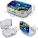 Decorative Tropical Ocean Sea Fish Print Pill Box - 2 Compartment Portable Medicine Organizer for Pocket or Purse - Buy Online on GoSupps.com