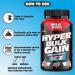 Hyper Bulk Gain - Fast Weight & Muscle Gain Capsules | Daily Supplement for Strength & Stamina - 90 Caps - Buy Online on GoSupps.com