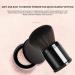 Soft Powder Makeup Brush | Kabuki Brush for Face, Cheeks, Bronzer, Blush & Foundation - Black - Buy Online on GoSupps.com
