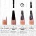 Burano Crackle Gel Nail Polish Set - Black Cracked Nail Polish + White Gel Nail Polish - Air Dry, UV/LED Lamp Required - Buy Online on GoSupps.com