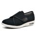 GSFY Women Diabetic Shoes Wide Width Orthopedic Shoes with Adjustable Strap Non-Slip Lightweight Diabetic Edema Shoes for Swollen Feet Arthritis Neuropathy 9.5 Wide Black