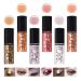 6PCS Liquid Glitter Eyeshadow Eyeliner Makeup Set Waterproof Liquid Sparkling Glitter Eye Shadow Sticks High Pigmented Long Lasting & Quick Drying Shimmer Eyeshadow Make Up Gift Set
