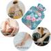 Naanle 2L Hot Water Bottle with Cover - Blue Pink Floral Hot Water Bottle for Back Pain Relief Hand & Foot Warmer Neck Warmth & Cold Therapy - Buy Online on GoSupps.com
