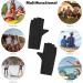 Arqumi UV Gloves for Gel Nails - 2 Pairs of Fingerless, Black UV Protection Gloves for Gel Manicures - Buy Online on GoSupps.com