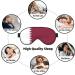 Qatar Flag Soft Eye Mask - Comfortable Light Blocking Sleep Mask for Side Sleepers | Relaxing Pressure-Free Eyemask in Black - Buy Online on GoSupps.com