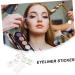 Healeved 12 Sets Paper Beauty Eyeliner Decal Waterproof Eyeliner Sticker Stickers 1 count (Pack of 1) Colorfulx3pcs - Buy Online on GoSupps.com