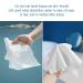 Disposable Cotton Face Towels - Soft Hypoallergenic Baby & Makeup Remover Towels (2 Pack) - Ideal for Sensitive Skin - Buy Online on GoSupps.com