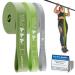 Wild instincs premium resistance straps strength training/pull -up band for pull -ups fitness straps set/resistance bands set/rubber band Sport for crossfit & stretching +bag +training app 3er set (light light + medium)