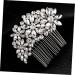 Housoutil Comb Rhinestone Headpiece Wedding Hair Clip Rhinestone Hair Clip Bridal Hair Clip Rhinestone Hair Accessories Wedding Veils Pearl Tiara Bride Hair up Rhinestones - Buy Online on GoSupps.com