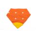 V&D HOME - Baby and Toddler Dribble Bib with Teether | 0-18 month Teething Bibs for Baby and Toddler | 100% BPA & Pthalate Free | Bandana bib with teether Orange