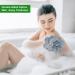 Exfoliating Sponge and Gloves Set for Shower - Soft Body Scrubber for Men, Women, Adults, and Children - Reusable Dead Skin Remover - Buy Online on GoSupps.com