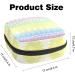 Buy Colorful Rainbow Menstruation Pad Bag with Zipper - Stylish Women's Tampon & Napkin Organizer for Girls - Buy Online on GoSupps.com