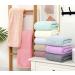 Neecan Coral Fleece Fingertip Towels, 12 Pack - Extra Absorbent & Soft for Bathroom, Hotel, Spa, Kitchen - 12x12 inches, Mix Colors - Buy Online on GoSupps.com