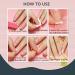 24Pcs Short Square French Tip Press on Nails with Rhinestone Designs - Nude Pink False Acrylic Nails for Women - Buy Online on GoSupps.com