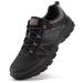 X-Grip Men's Size 14 15 16 Breathable Trail Running Shoes Lightweight Climbing Hiking Shoes Camping Outdoor Sneakers 16 Grey-2