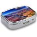 Grand Canyon Print Pill Box - 2 Compartment Decorative Portable Pill Organizer for Pocket or Purse - Buy Online on GoSupps.com