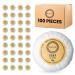 Pack de 100 Mini Savons H tel 20 g Savons Invit s Individuels Ronds Emball s Papier cologique Id al G te Mariage Salle de Bain Voyage