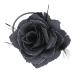 Topkids Rose Flower Hair Clip for Women & Girls | Gray Accessory for Weddings Proms & Special Occasions - Buy Online on GoSupps.com