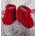 Royal Icon Baby Booties 0-3 Months | Warm & Safe Baby Slippers for Boys & Girls | Newborn Baby Boots Ri401 Red - Buy Online on GoSupps.com
