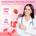 Myo-Inositol & D-Chiro Inositol Gummies Ideal 40:1 Ratio Supplement for Women 2000mg 50mg with Vitamin D3 B12 for Hormonal Balance & Ovarian Health Sugar Free Raspberry Flavor 60 Count 60 Count (Pack of 1) - Buy Online on GoSupps.com