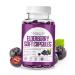 DoseOfQuiet Elderberry Capsules - Gut Support Complex Organic Black Elderberry Soft Capsules with Vitamin C and Zinc Promote Gut Health & Boost Energy (1)