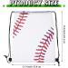Frienda Drawstring Backpack Baseball Drawstring Bag Baseball Drawstring Party Favor Bags for Your Gym Class and Sports Teams (12 Pieces) - Buy Online on GoSupps.com
