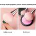 Face Makeup Brushes | Blush Makeup Brush for Loose Powder - Powder Foundation Brush Cosmetic Brushes for Complete Coverage and Prefect Finish Standing four-leaf clover makeup brush gold + PVC - Buy Online on GoSupps.com