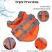 Vivaglory Sporty Neoprene Rescue Vest for Dogs - Orange XL (74-84cm) | Durable & Comfortable Pet Security Harness - Buy Online on GoSupps.com